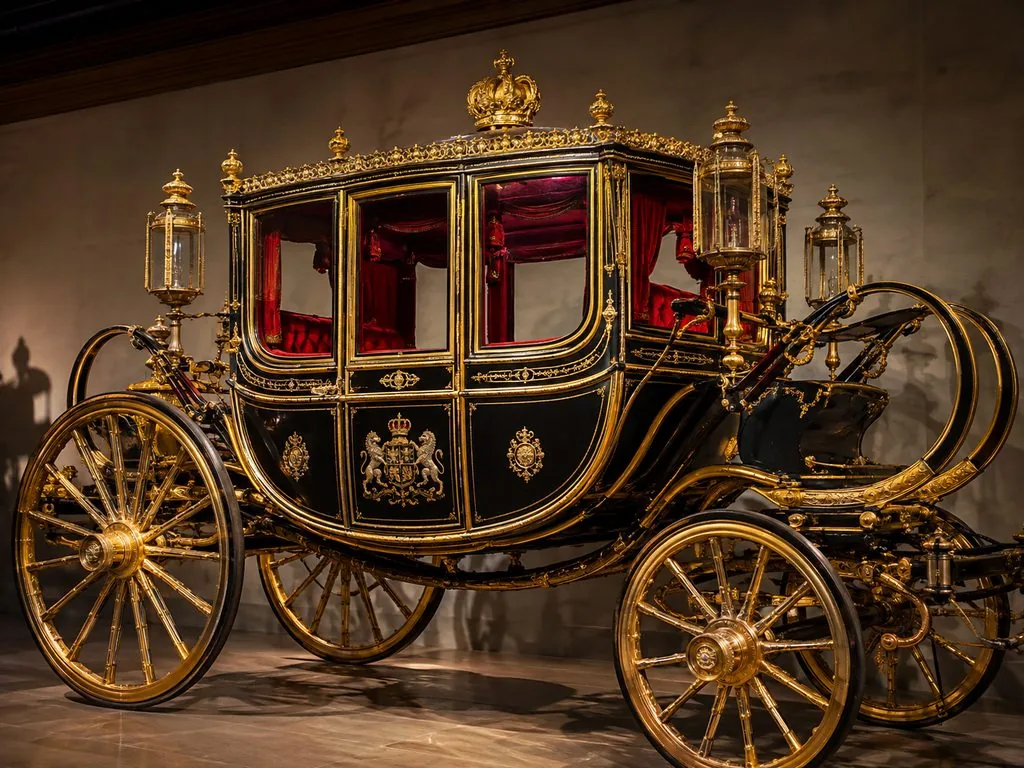 Un carruaje de estado en la colección del Museo Nacional de Historia