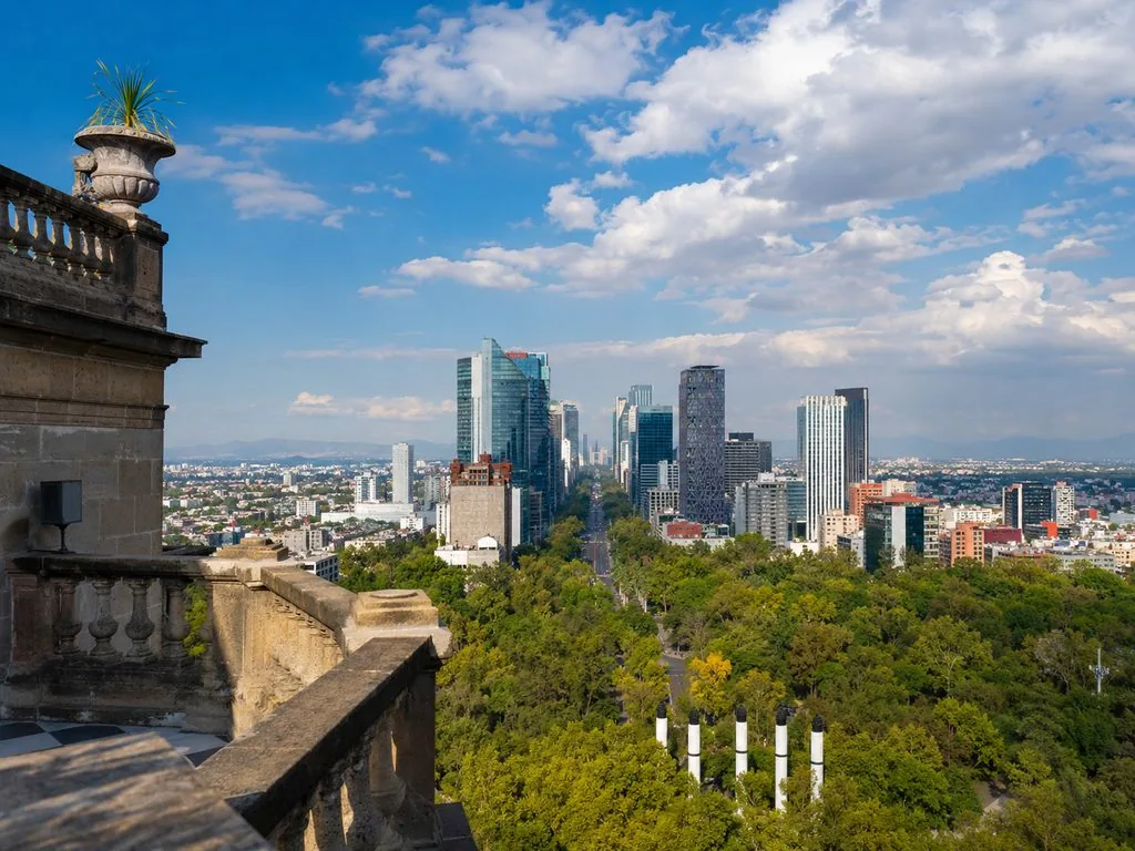 Ciudad de México vista desde el cerro de Chapultepec